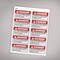 Avery Arc Flash/Danger Labels, Waterproof, UV Resistant, Preprinted, 2" x 4", 100 Warning Decal Labels